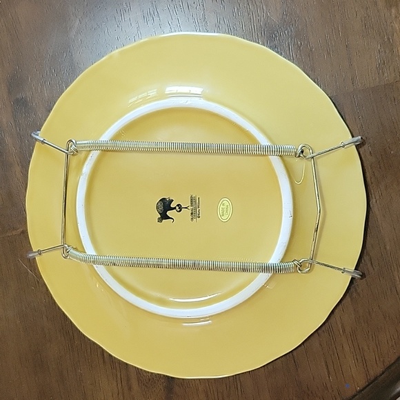 Kate Williams Yellow Fall Leaves Decorative Plate - Picture 2 of 2